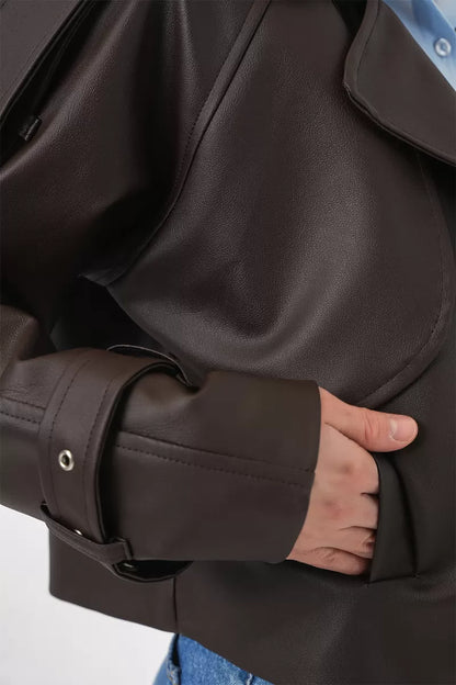 Kadın Klasik Yaka Oversize Ceket