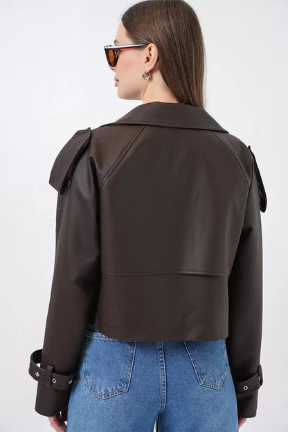Kadın Klasik Yaka Oversize Ceket
