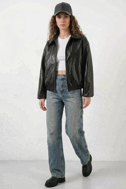 Kadın Klasik Yaka Oversize Ceket