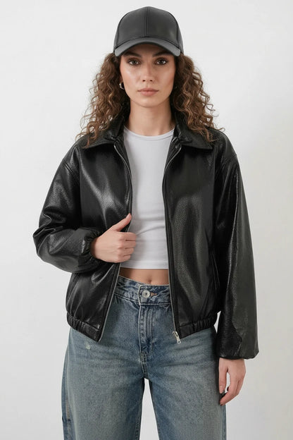 Kadın Klasik Yaka Oversize Ceket