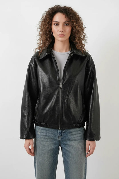 Kadın Klasik Yaka Oversize Ceket
