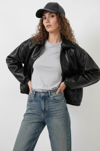 Kadın Klasik Yaka Oversize Ceket
