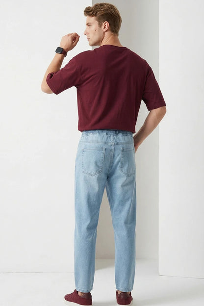 Erkek Rahat Kesim Denim Pantolon