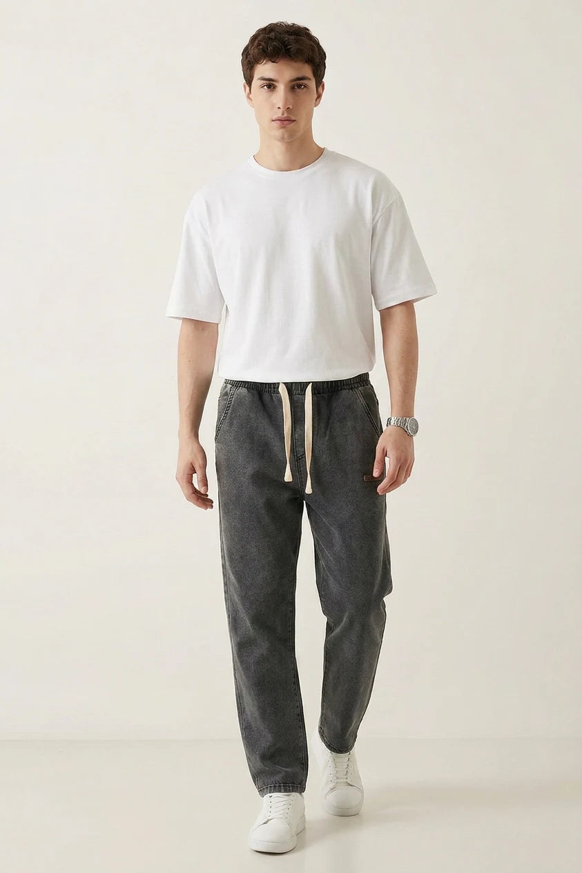 Erkek Rahat Kesim Denim Pantolon