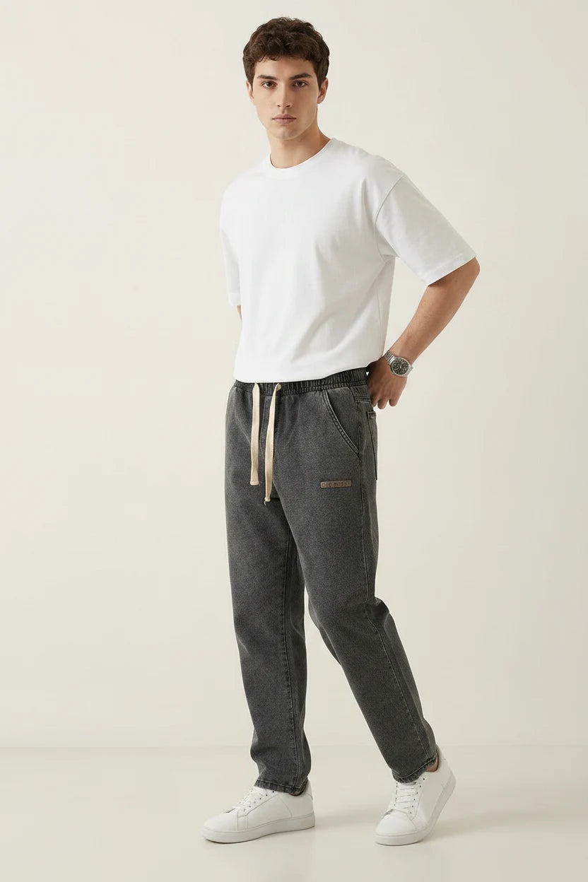 Erkek Rahat Kesim Denim Pantolon