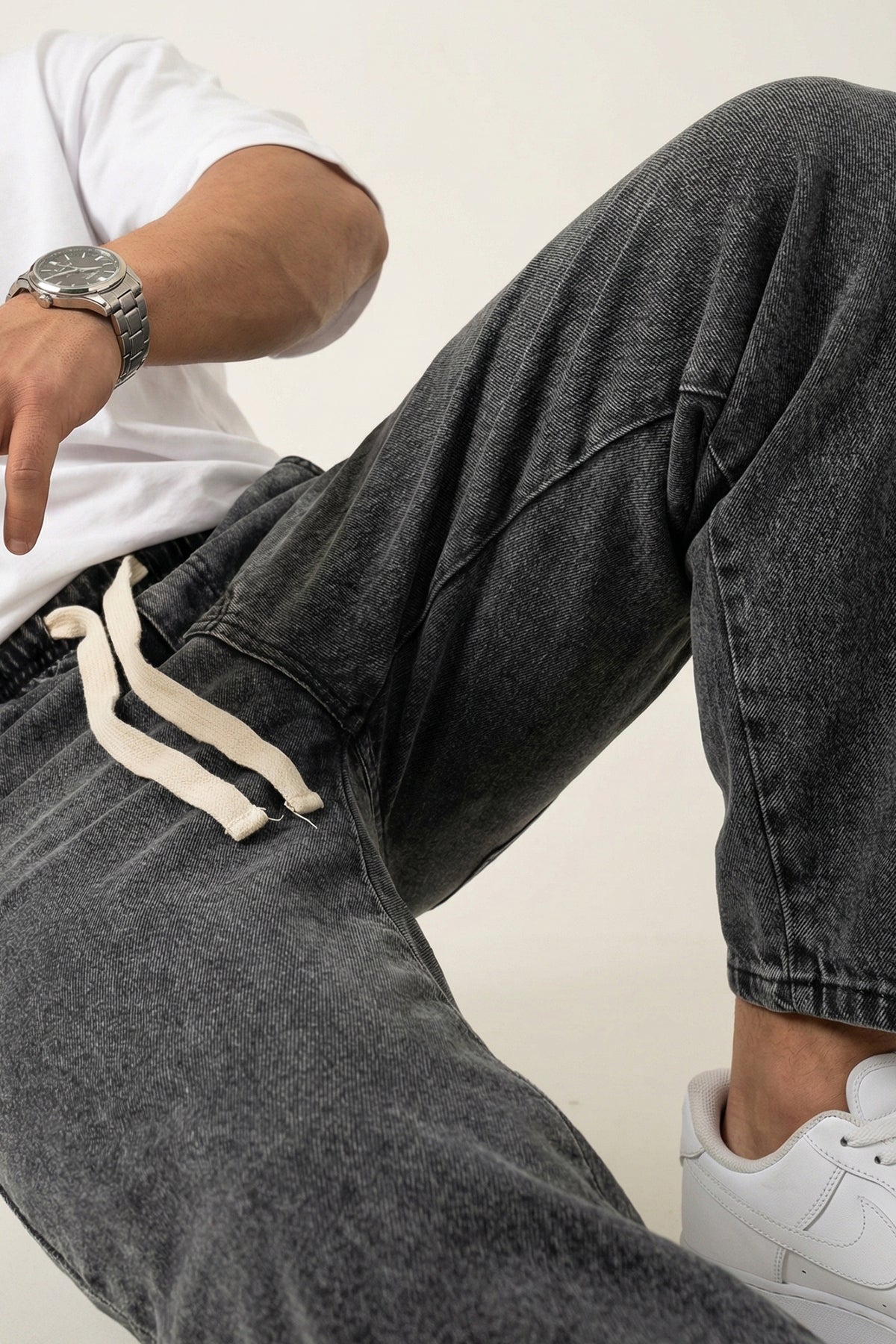 Erkek Rahat Kesim Denim Pantolon