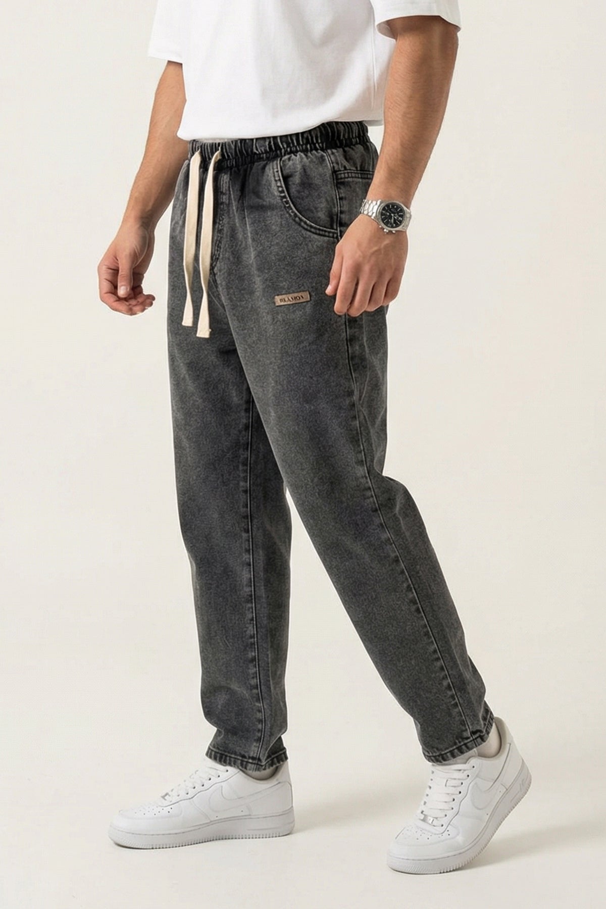 Erkek Rahat Kesim Denim Pantolon