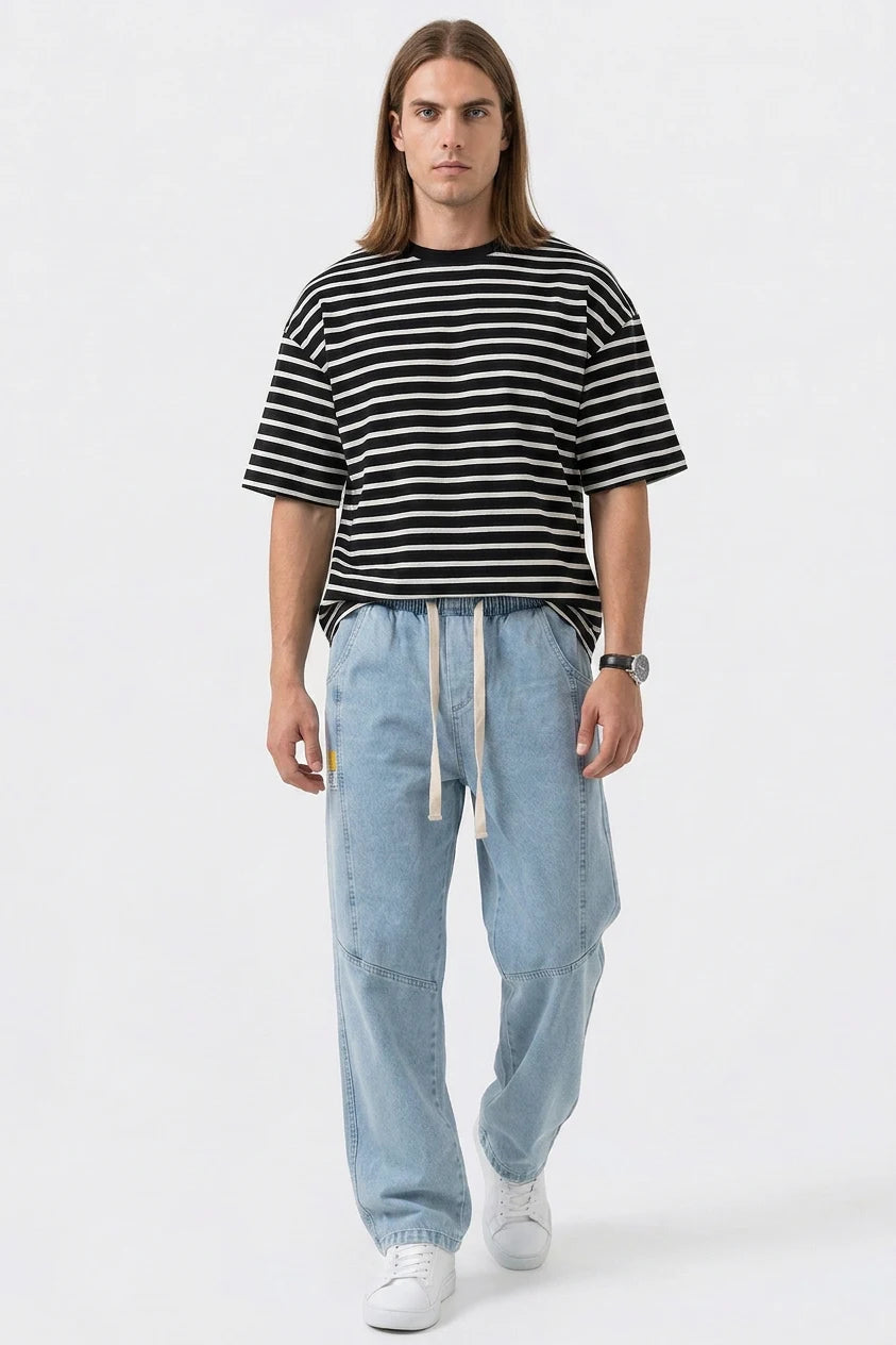 Erkek Rahat Kesim Denim Pantolon
