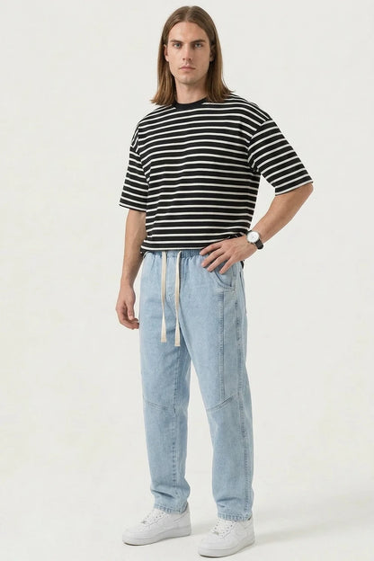 Erkek Rahat Kesim Denim Pantolon