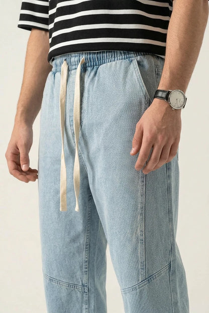 Erkek Rahat Kesim Denim Pantolon