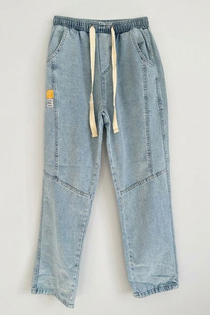 Erkek Rahat Kesim Denim Pantolon