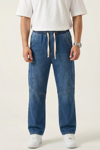 Erkek Rahat Kesim Denim Pantolon