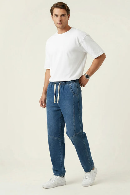 Erkek Rahat Kesim Denim Pantolon