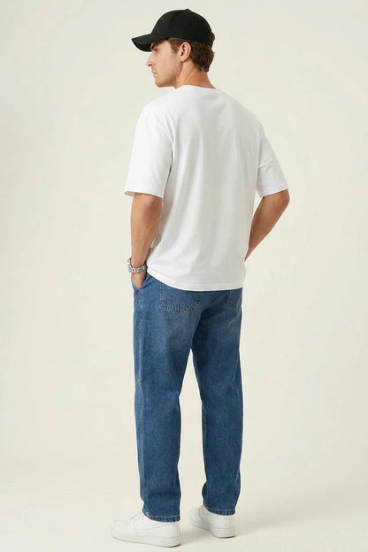 Erkek Rahat Kesim Denim Pantolon