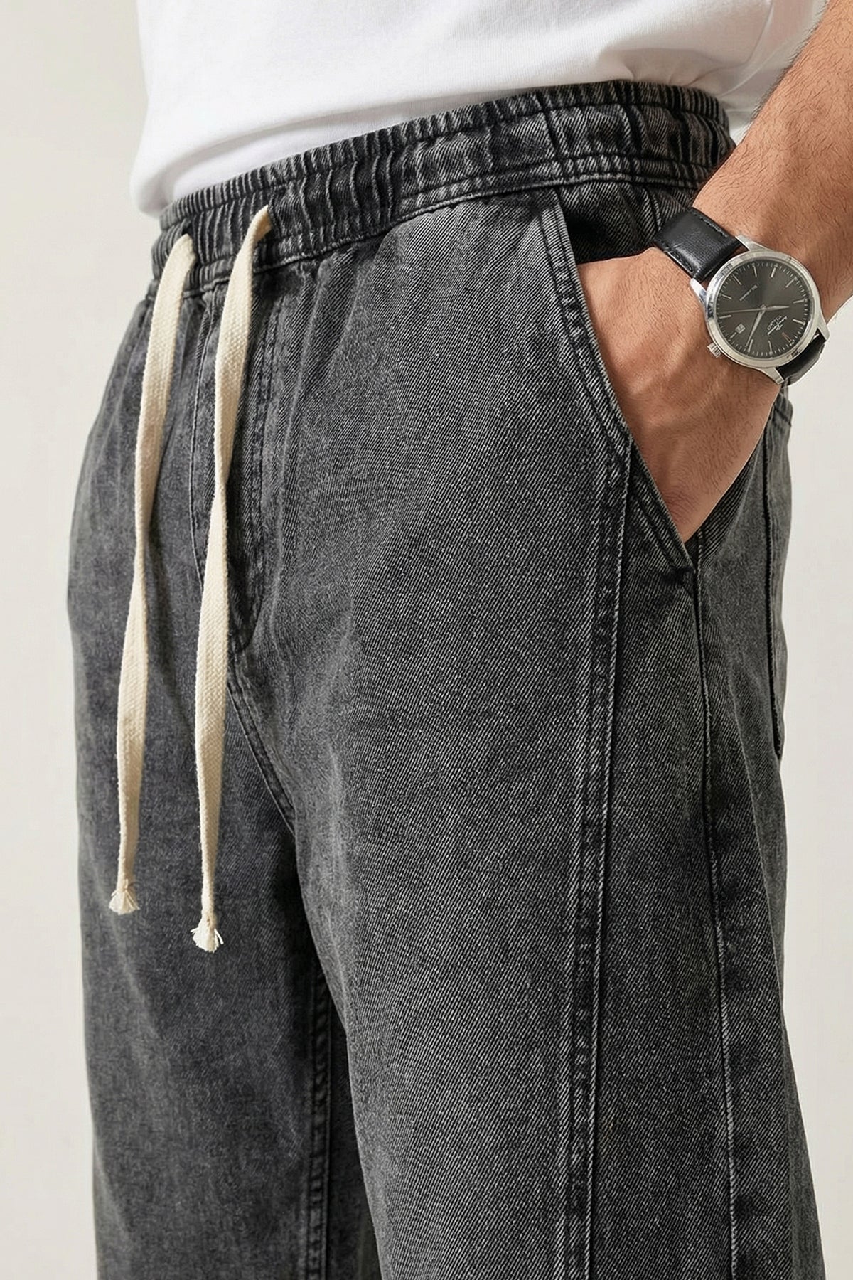 Erkek Rahat Kesim Denim Pantolon