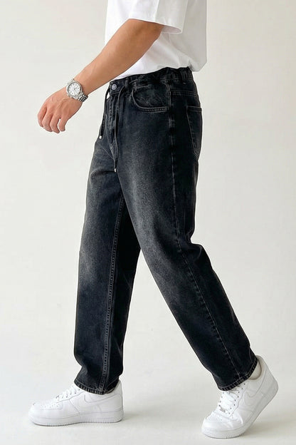Erkek Rahat Kesim Baggy Denim Pantolon