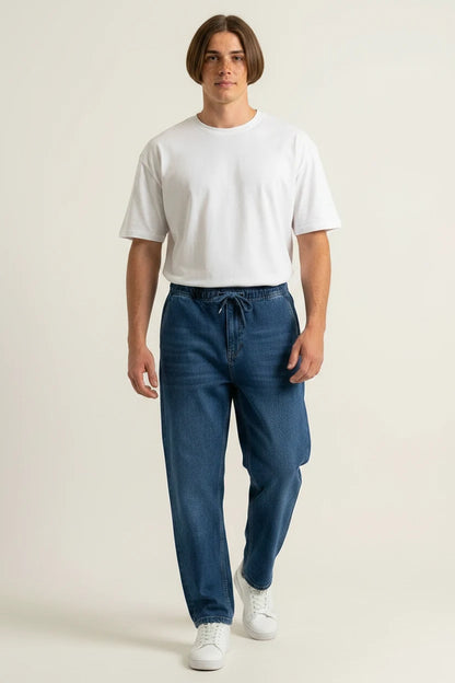 Erkek Rahat Kesim Denim Pantolon
