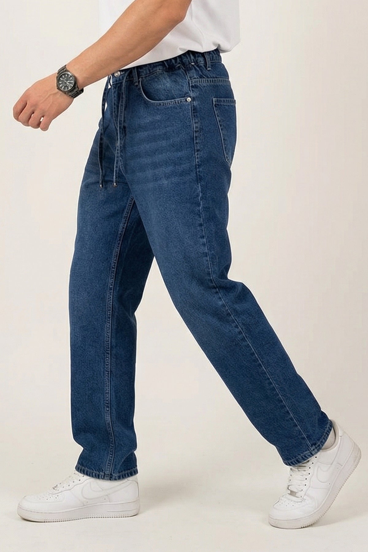 Erkek Rahat Kesim Denim Pantolon