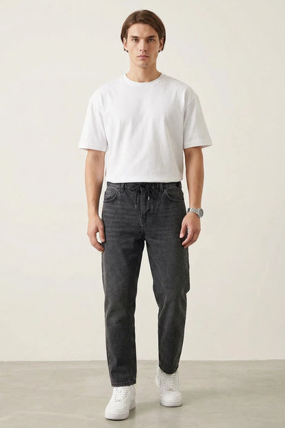 Erkek Rahat Kesim Baggy Denim Pantolon