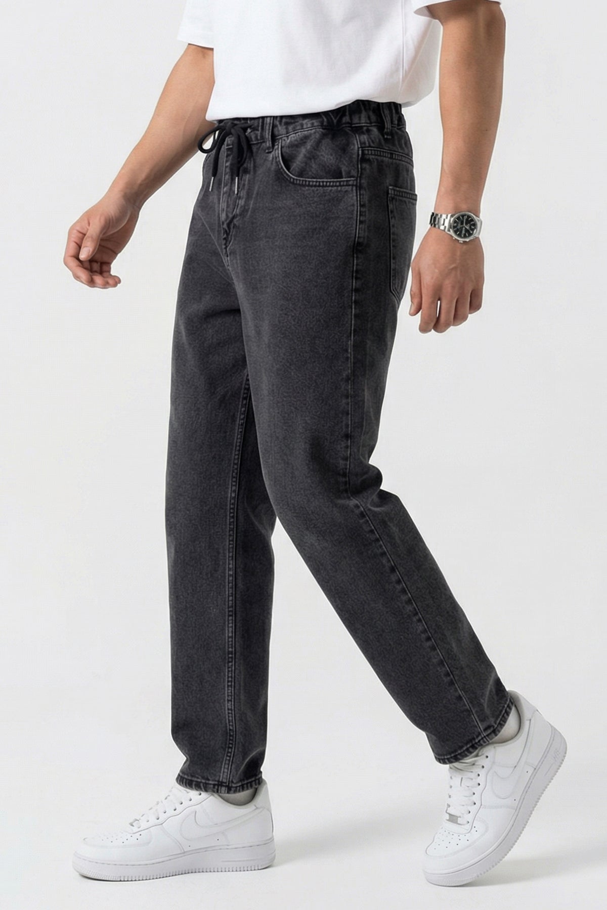 Erkek Rahat Kesim Baggy Denim Pantolon