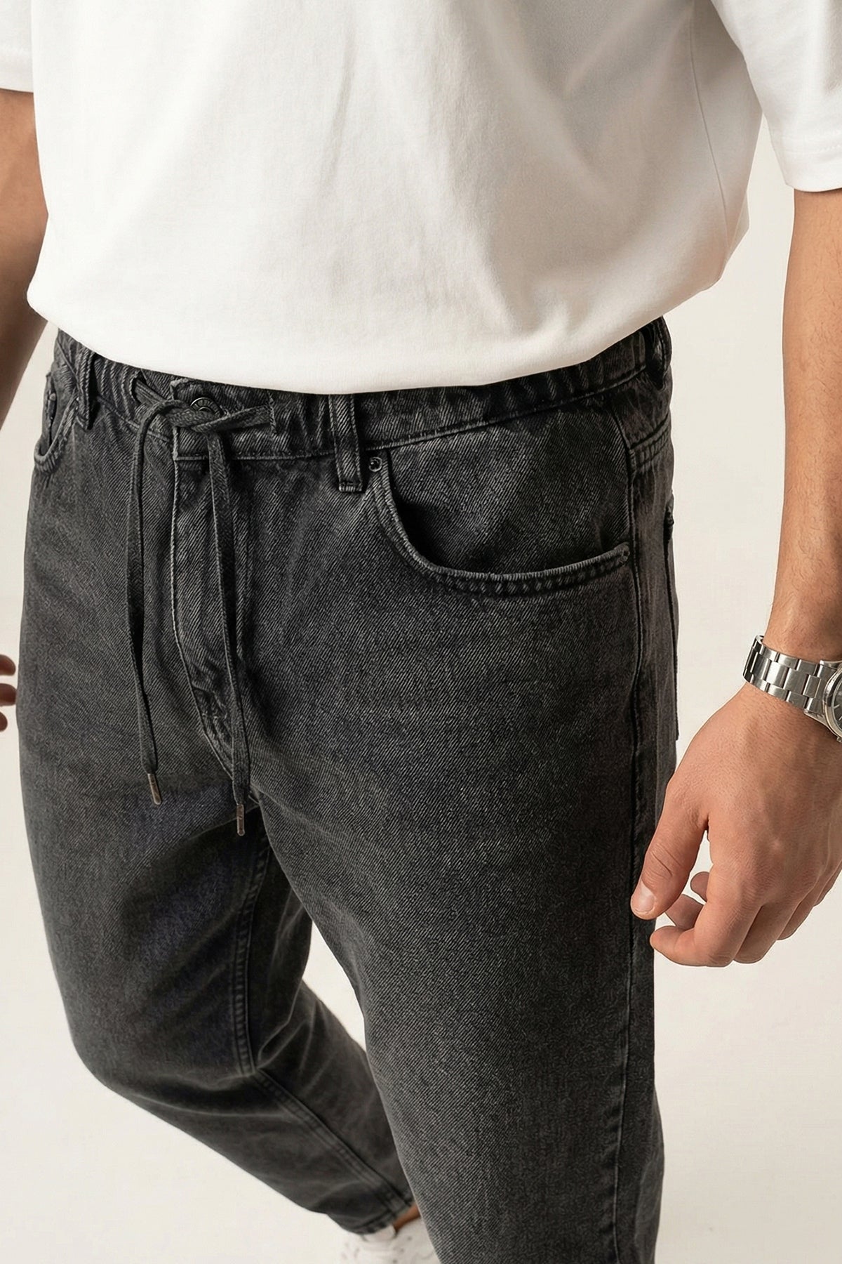 Erkek Rahat Kesim Baggy Denim Pantolon