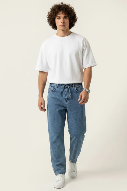 Erkek Rahat Kesim Denim Pantolon