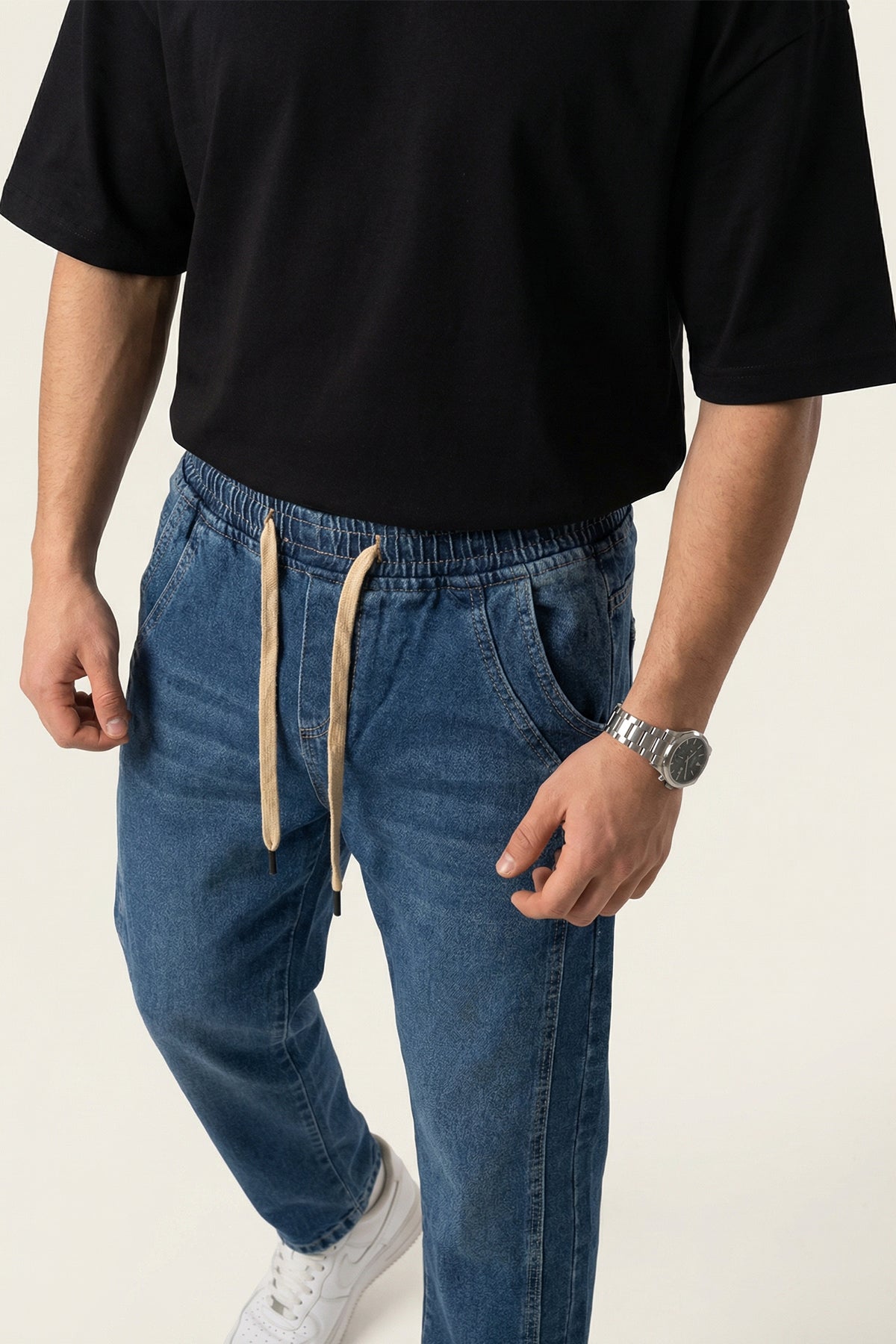 Erkek Rahat Kesim Denim Pantolon