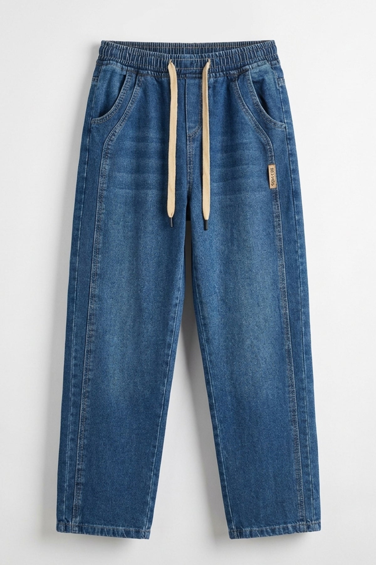 Erkek Rahat Kesim Denim Pantolon