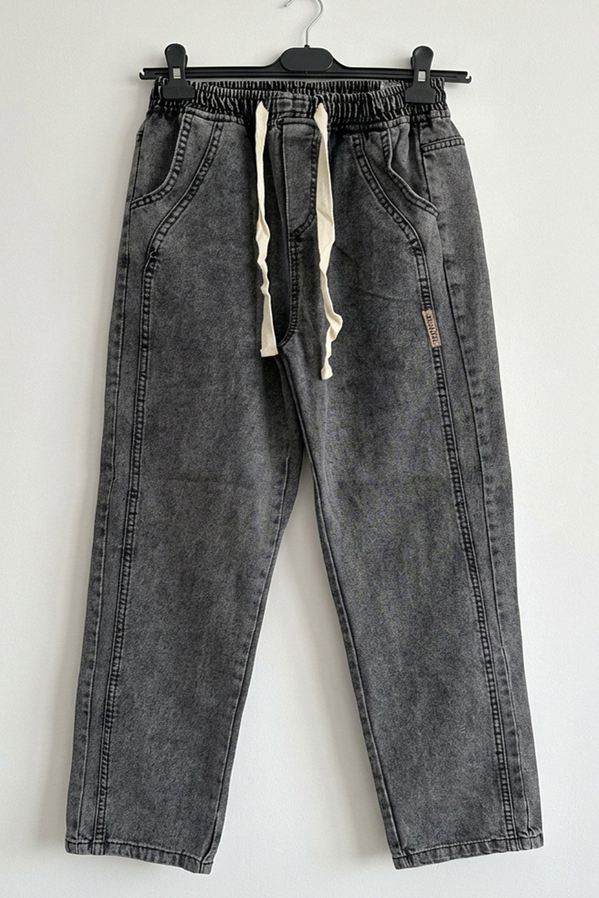 Erkek Rahat Kesim Baggy Denim Pantolon