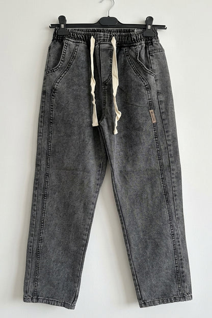 Erkek Rahat Kesim Baggy Denim Pantolon