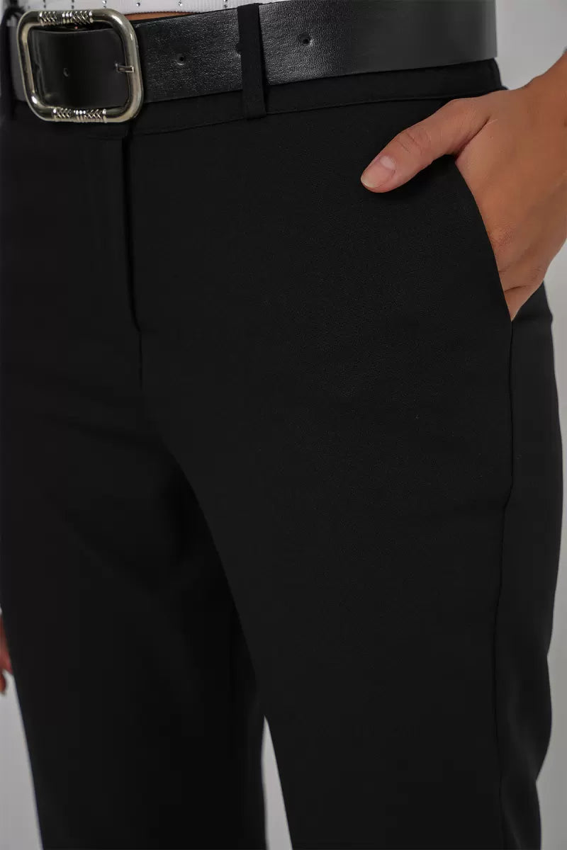 Kadın Kemerli Pantolon