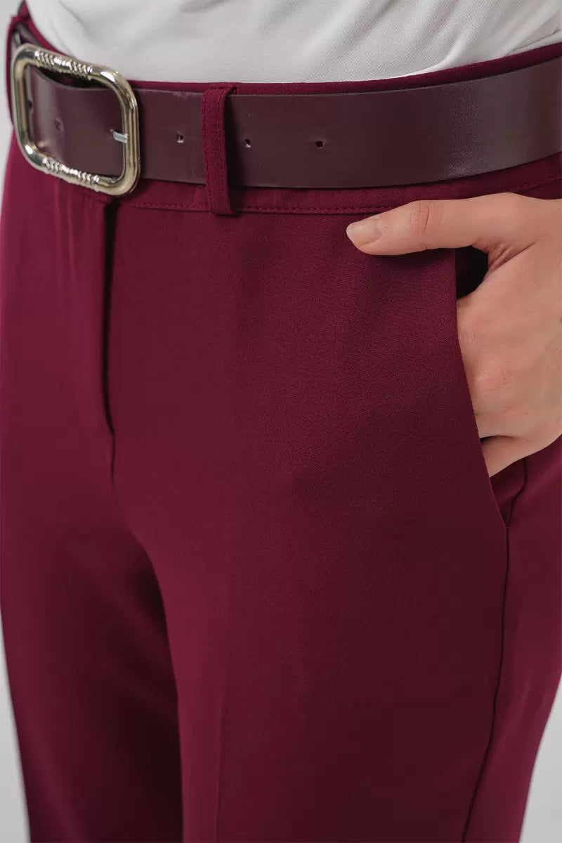 Kadın Kemerli Pantolon