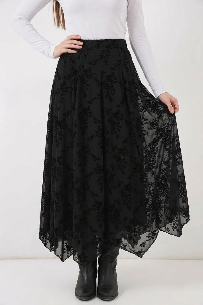 Kadın Desenli Etek