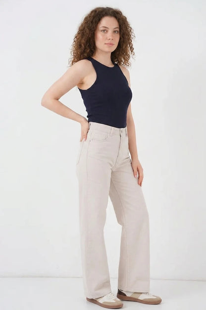 Kadın Halter Yaka Lacivert Body