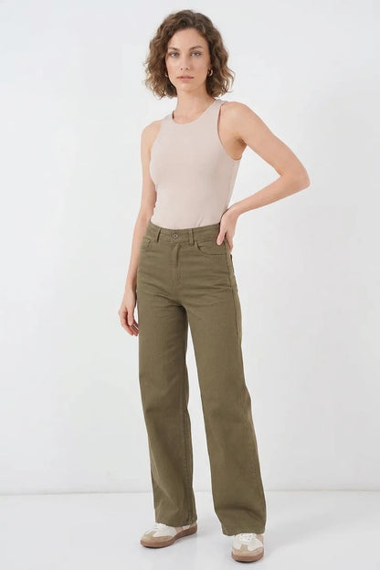 Kadın Halter Yaka Bej Body
